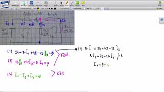 Osnove elektrotehnike Direktna primjena Kirchhoffovih zakona  2 naponska izvora 2 konture [upl. by Riki49]