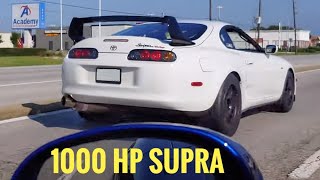 Built Supra gets nervous against NA Viper [upl. by Glori]