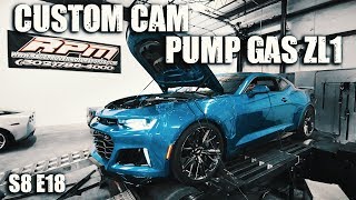 2018 ZL1 Makes HUGE gains on Pump Gas  RPM S8 E18 [upl. by Victoir109]