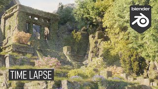 Creating a Nature Landscape Render in Blender [upl. by Lam]