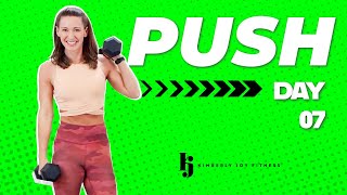 PUSH  Full Body Strong Workout 40 Minute  Day 7 [upl. by Sammy934]