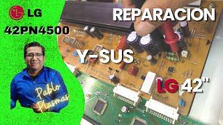 Reparación de YSUS LG 42pn4500 [upl. by Ivanah436]