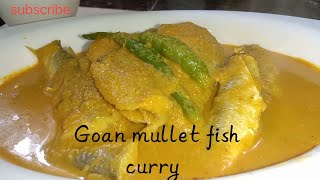 Goan mullet fish curry  shevtyachi curry  goan fish curry  goan local fish fish curry [upl. by Nywg]