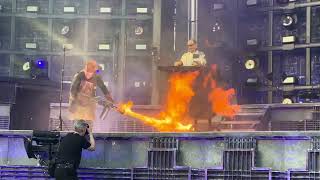 Rammstein Live Mein Teil full fire show RDS Arena Dublin 23062024 [upl. by Banquer959]