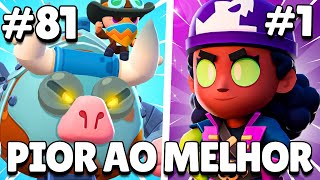 PRO rankeia TODOS os 81 BRAWLERS do PIOR ao MELHOR TIER LIST [upl. by Learsiy786]