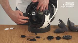 Interphone Tutorial 2 Come Installare lInterfono su Casco Modulare [upl. by Sayre]