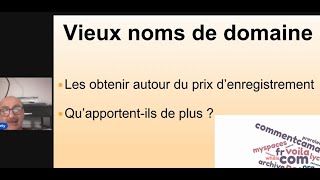 Vieux noms de domaine  les obtenir autour du prix d’enregistrement amp qu’apportentils de plus [upl. by Tobey]