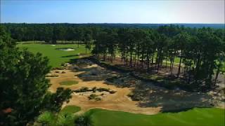 Pinehurst No 4 9th Hole Crossbunker [upl. by Airbmat]