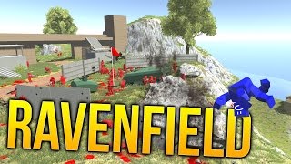 Ravenfield  500 vs 500 Battle Hilarity  Slow Motion  Ravenfield Gameplay Highlights [upl. by Jardena]