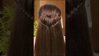 Unique party hairstyle tutorial  hairstyle tutorial youtubeshorts [upl. by Rees]