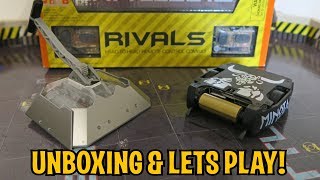 UNBOXING amp LETS PLAY  BATTLEBOTS RIVALS BETA AND MINOTAUR  by HEXBUG  FULL REVIEW [upl. by Rodrique]