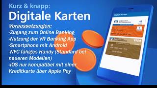 Einrichtung digitale Karte VR  Banking App [upl. by Ajaj]