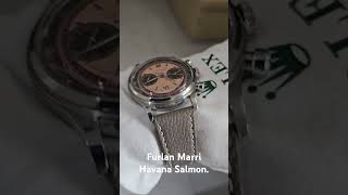 Furlan Marri Havana Salmon chronogtaph mecaquartz movement ref 1031A [upl. by Anitrebla]