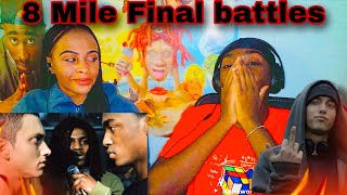 8 MILE ENDING BATTLES REACTION🔥🔥 [upl. by Ellehsor]