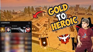 I Pushed Gold To Heroic Rank Gameplay 2  Free Fire Pakistan [upl. by Matthaeus16]