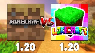 Minecraft TRIAL VS NEW LOKICRAFT UPDATE [upl. by Salot95]