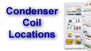 Condenser Coil Location on your Refrigerator [upl. by Kynthia]