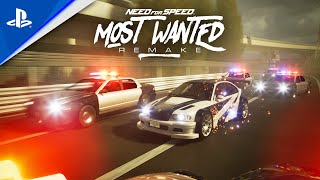 NFS Most Wanted 2024 Remake  Police Chase BMW M3 GTR [upl. by Akirej137]