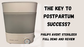 Philips Avent Baby Bottle Sterilizer AND Dryer  Full Demo and Review [upl. by Oniluap]