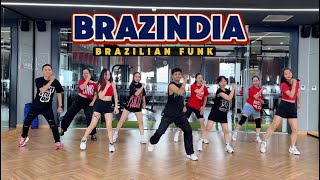 BRAZINDIA  Grag Queen  Brazilian Funk  Zumba Dance  Zin Happy Mehra [upl. by Breed]