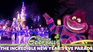 The Incredible New Years Eve Parade  Disneyland Paris 2018 [upl. by Drummond]