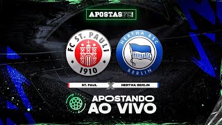 🔴 ST PAULI X HERTHA BERLIN – AO VIVO  25ª RODADA DA BUNDESLIGA 2 [upl. by Derriey]