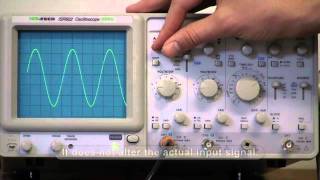 How to use an oscilloscope with an AC source [upl. by Kira]