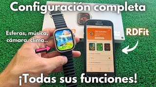 ¿Cómo Configurar tu Smartwatch Z69 Ultra con la APP RDFit [upl. by Nort122]