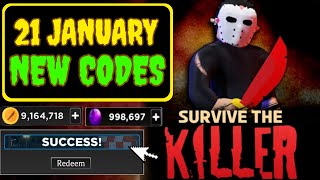 21 NEW SURVIVE THE KILLER ROBLOX CODES 2024 JANUARY  SURVIVE THE KILLER CODES  SURVIVE THE KILLER [upl. by Blumenfeld131]