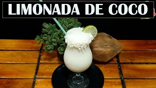 LIMONADA de coco  còmo hacer limonada  receta de limonadas [upl. by Ayotnom]