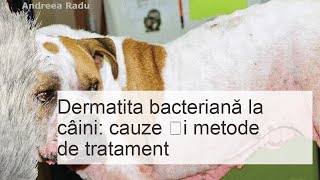 Dermatita bacteriană la câini cauze și metode de tratament [upl. by Pattin]