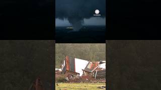 Hopkins County EF3 Tornado Via Drone and its Aftermath [upl. by Oel]