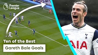 10 BEST Gareth Bale Goals  Premier League [upl. by Nairbal]