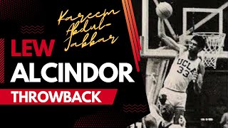 Throwback Lew Alcindor Kareem AbdulJabbar highlights  Shots Dunks Passes Blocks amp Skyhooks [upl. by Sternick]