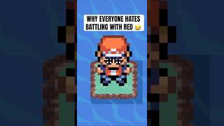 Why everyone hates battling with Red 😂 pokemon shorts [upl. by Amathist]