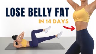 LOSE BELLY FAT in 14 Days  Get a Flat Stomach Burn Belly Fat🔥10 MIN Abs Workout [upl. by Naimaj]