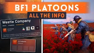 ► PLATOONS Everything You Need To Know  Battlefield 1 New Feature [upl. by Red748]