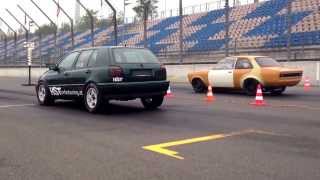 VW Golf 3 R30 Turbo 4motion HST Viertelmeile Cup Lausitzring 06102013 [upl. by Pallaten10]