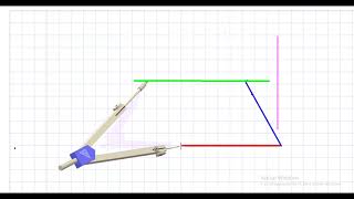 Construcción de un paralelogramo dados los lados y un ángulo [upl. by Kathye]