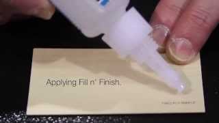 Gluboost  Fill n Finish flexible finisher  quick demo [upl. by Rimas]