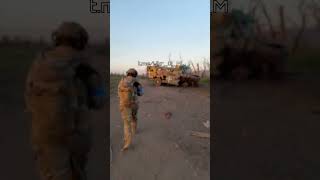 Destroyed BMP 2 militants of the Armed Forces of Ukraine and Australian APC Bushmaster [upl. by Riley571]