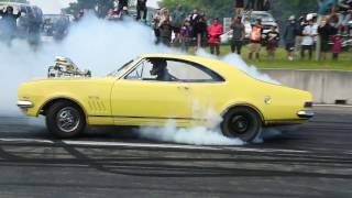 ON BOARD PEDROS MENTAL 1500HP BATHURST MONARO DESTROYS 25 SETS OF TIRES AT POWERCRUISE TAUPO [upl. by Ecyle]