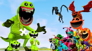 NEW ALLISTER GATOR NIGHTMARE CRITTERS vs ALL SMILING CRITTERS in Garrys Mod [upl. by Claudy]