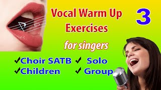 Vocalization 3  Vocal Warm ups  Voice Lesson  Choir Vocalization [upl. by Halland]