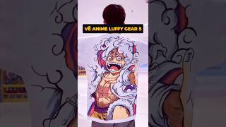 Vẽ Anime Luffy Gear 5 lên áo và cái kết bất ngờ [upl. by Ninnahc666]