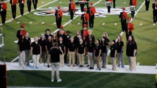 2 20241011 Bonner Springs High School PreGame Show  Clark Middle School Choir [upl. by Gilbye865]