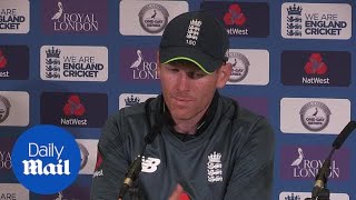 Eoin Morgan on Englands recordbreaking win over Australia [upl. by Eeroc620]