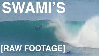 Swamis Surfing January 30th 2016 RAW FOOTAGE Big Waves and John the Shaman [upl. by Stephanus]