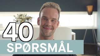 40 Spørsmål Morten Hegseth [upl. by Emmeram]