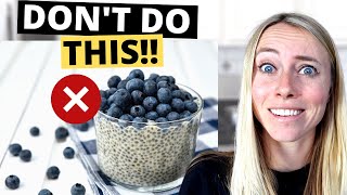 3 Chia Pudding Mistakes That Are Causing You To GAIN Weight [upl. by Stafford]